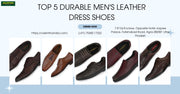 Top 5 Durable Men's Leather Dress Shoes by Valentino