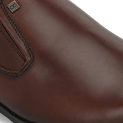 Men Premium Leather Brown Slip-On Formal Shoes (Fortuner-45-Brown)