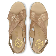 Women Premium Leather Nude Color Sandals (W-HR-Frisco-61-Nude)