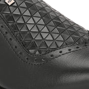Men Premium Leather Black Slip-On Formal Shoes (V-Roman-05-Black)