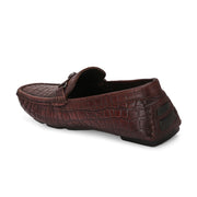 Men Premium Leather Brushoff Casual Slip On Driving Loafers (Emporio-28-Brushoff)