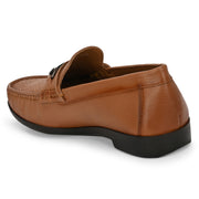 Men Premium Leather Cognac Casual Slip On Shoe (Churchil-02-Cognac)