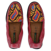 Women Premium Leather Red Slip On Flexible Loafer (W-Flexy-20-Red)