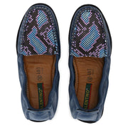 Women Premium Leather Navy Slip On Flexible Loafer (W-Flexy-20-Navy)