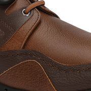 Men Premium Leather Casual Derby Shoes (Creative-55-Tan-Brown)