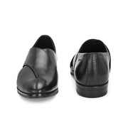 Men Premium Leather Black Stylish & Comfortable Peshawari Sandals (Indigo-21-Black)