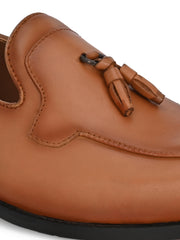 West Port Men Leather Tassel Loafers (Champion-10-Tan)
