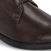 Men Premium Leather Brown Lace-Up Formal Derby Shoes (Joyland-51-Brown)