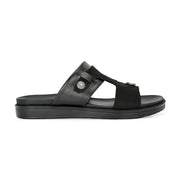 Men Non Leather Comfort Slipper (M-MT-04-BLACK)