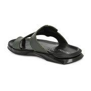 Men Non Leather Comfort Slipper (M-MT-11-OLIVE)