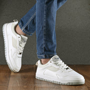 West Port White Trendy Everyday Sneakers (M-SF-60-WHITE)