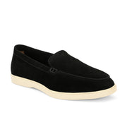 West Port Men Trendy Leather Loafers (Thrive-10-Black)