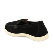 West Port Men Trendy Leather Loafers (Thrive-10-Black)