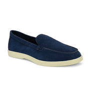 West Port Men Trendy Leather Loafers (Thrive-10-Blue)