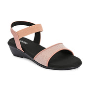 Women Premium Wedge Sandals (W-AF-07-PEACH)