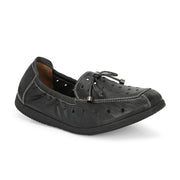 Women Premium Leather Slip On Flexible Loafer (W-Angel-50-Black)
