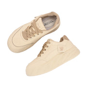 Women Chunky Lace-Up Sneakers (W-ATF-29-OFFWHITE-BEIGE)