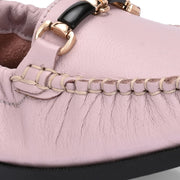 Women Premium Leather Pink Formal Slip On Flexible Loafer (W-Flexy-08-Pink)