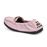 Women Premium Leather Pink Formal Slip On Flexible Loafer (W-Flexy-08-Pink)