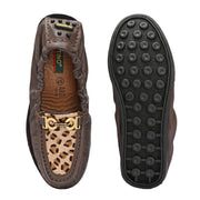 Women Premium Leather Brown Formal Slip On Loafer (W-Flexy-10-Brown)