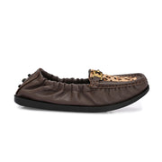 Women Premium Leather Brown Formal Slip On Loafer (W-Flexy-10-Brown)