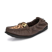 Women Premium Leather Brown Formal Slip On Loafer (W-Flexy-10-Brown)