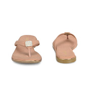 Women Slip-On Thong Flats (W-KE-01-PEACH)