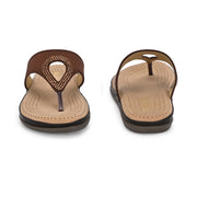 Women Slip-On Toe Post Thong Flats (W-MT-11-COPPER)