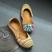 Women Embroidered Ethnic Jutti (W-PD-21-MULTI)