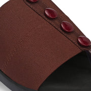 Women Wedge Slide Sandals (W-RST-035B-BROWN)