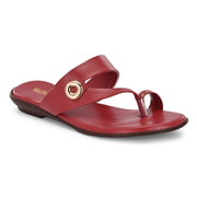 Women Maroon Daily Wear Flats (W-RST-105-MAROON)