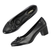 Women Block Heel Pumps (W-SG-30-BLACK)