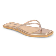 Women Elegant Slip-On Flats (W-SHI-117-ROSEGOLD)