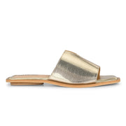 Women Contemporary Comfort Slides (W-SHI-121-GOLD)