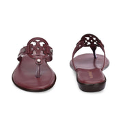 Women Cherry Daily Wear Flats (W-SHI-123-CHERRY)