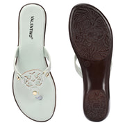 Women Daily Wear Flats (W-SHI-123-PISTA)