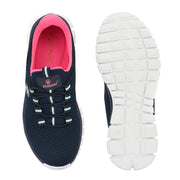 Women Navy Blue Lightweight Sports Shoes (W-ST-16-NAVY)