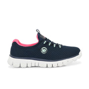 Women Navy Blue Lightweight Sports Shoes (W-ST-16-NAVY)