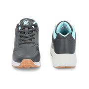 Women Grey Air-Cushion Sports Sneakers (W-ST-17-GREY)