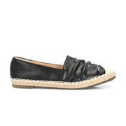 Women Black Espadrilles Loafers (W-V1-18-BLACK)