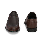 Men Premium Leather Slip On Shoes (Winston-20-Brown)