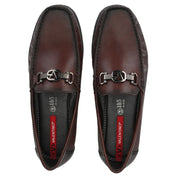 Men Premium Leather Brown Slip On Loafer (V-Class-11-Brown)