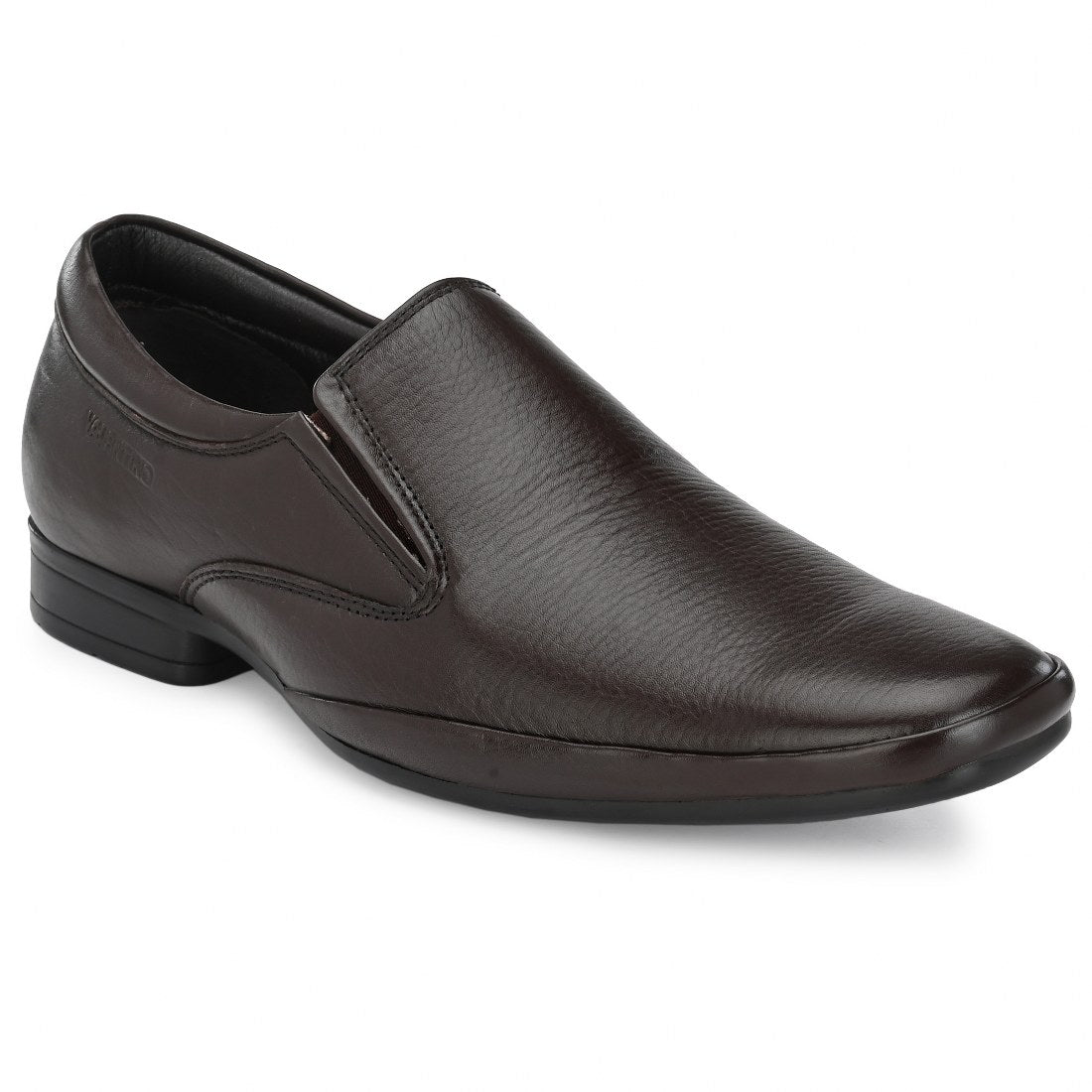 Men Premium Leather Brown Slip-On Formal Shoes (Stanley-20)