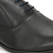 Men Premium Leather Black Formal Oxford Shoes (Reform-52-Black)