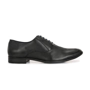 Men Premium Leather Black Formal Oxford Shoes (Reform-52-Black)