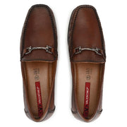 Men Premium Leather Light Brown Slip on Loafer (Prado-13-Light Brown)