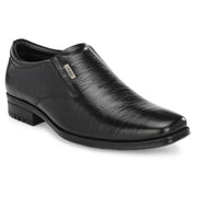 Men Premium Leather Black Slip-On Formal Shoes (NewTop-23-Black)