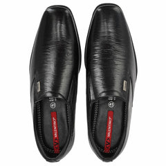 Men Premium Leather Black Slip-On Formal Shoes (Newgen-23)