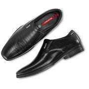 Men Premium Leather Black Slip-On Formal Shoes (NewTop-23-Black)