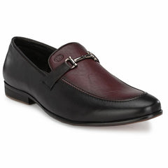 FACT-23 MEN LEATHER BORDO FORMAL SLIP ON LOGFER